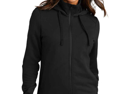Port Authority Women's Smooth Fleece Hooded Jacket L814 Deep Black