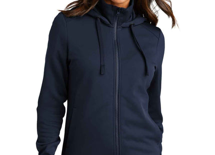 Port Authority Women's Smooth Fleece Hooded Jacket L814 River Blue Navy