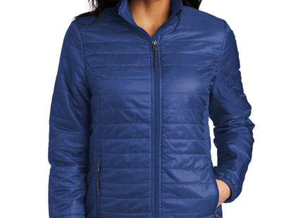 Port Authority Women's Packable Puffy Jacket L850 Cobalt Blue