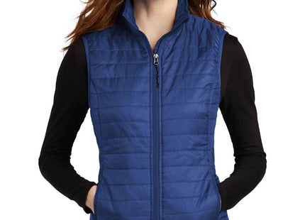 Port Authority Women's Packable Puffy Vest L851 Cobalt Blue
