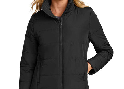 Port Authority Women's Puffer Jacket L852 Deep Black