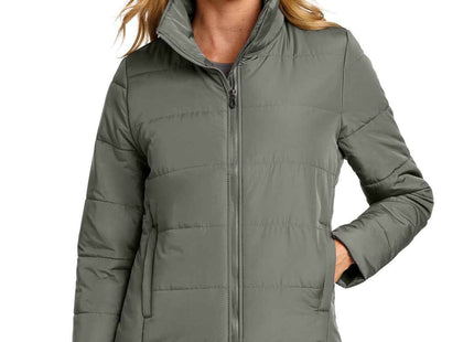 Port Authority Women's Puffer Jacket L852 Shadow Grey