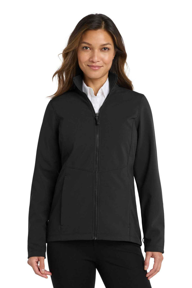 Port Authority Women's Collective Soft Shell Jacket L901 Deep Black