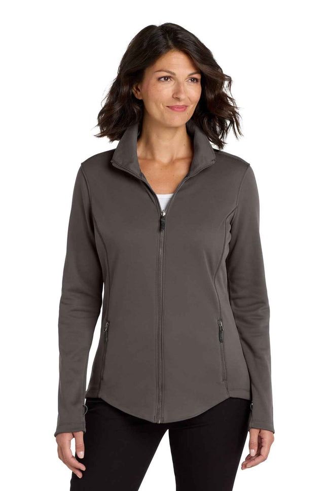 Port Authority Women's Collective Smooth Fleece Jacket L904 Graphite