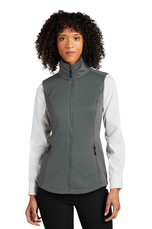 Port Authority Women's Collective Smooth Fleece Vest L906 Graphite