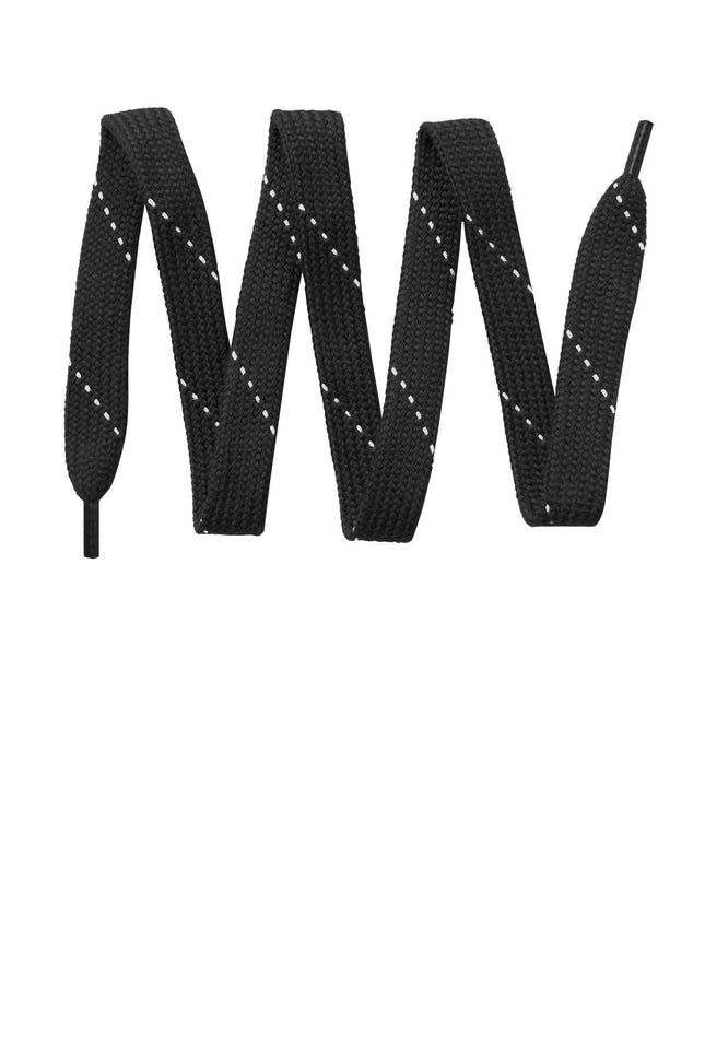 SportTek Laces LACE Black White OSFA
