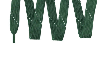 SportTek Laces LACE Forest Green White OSFA