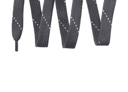 SportTek Laces LACE Graphite White OSFA