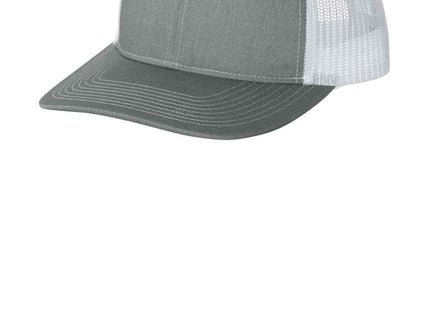 Port Authority Snapback Ponytail Trucker Cap LC401 Heather Grey White OSFA