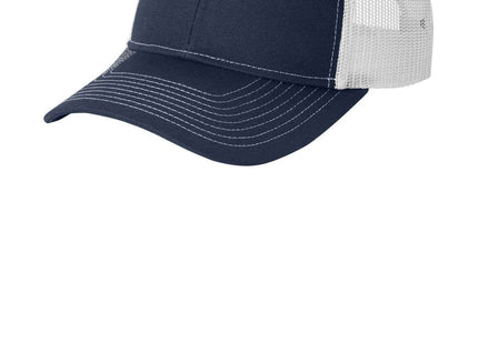 Port Authority Snapback Ponytail Trucker Cap LC401 True Navy White OSFA