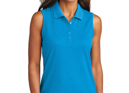 Port Authority Women's Dry Zone UV MicroMesh Sleeveless Polo LK110SV Coastal Blue