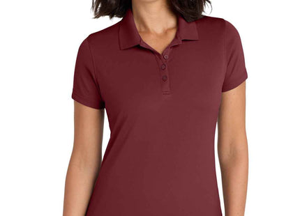Port Authority Women's Dry Zone UV MicroMesh Polo LK110 Burgundy