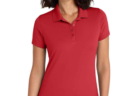 Port Authority Women's Dry Zone UV MicroMesh Polo LK110 Rich Red