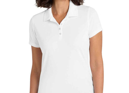 Port Authority Women's Dry Zone UV MicroMesh Polo LK110 White