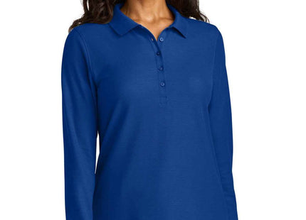 Port Authority Women's Wearever Signature Pique Long Sleeve Polo LK200LS True Royal