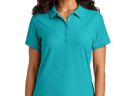 Port Authority Women's Wearever Signature Pique Polo LK200 Aquamarine