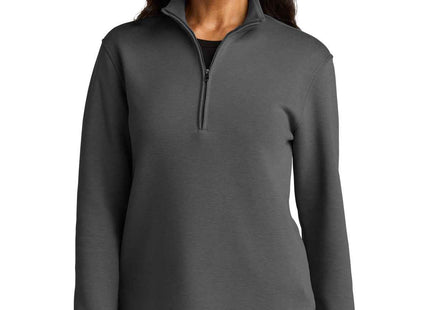 Port Authority Women's Wearever Signature Double Pique 1/4Zip LK210 Storm Grey