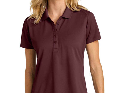 Port Authority Women's Wearever Performance Pique Polo LK240 Burgundy