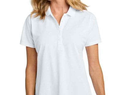 Port Authority Women's Wearever Performance Pique Polo LK240 White