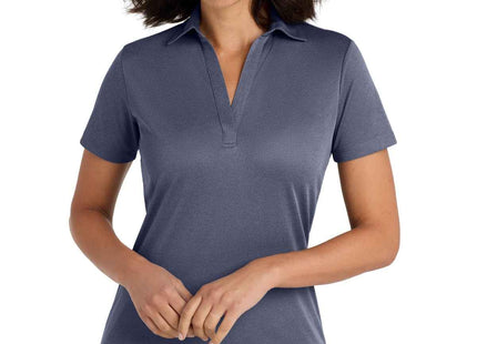 Port Authority Women's Heathered Silk Touch Performance Polo LK542 Navy Heather