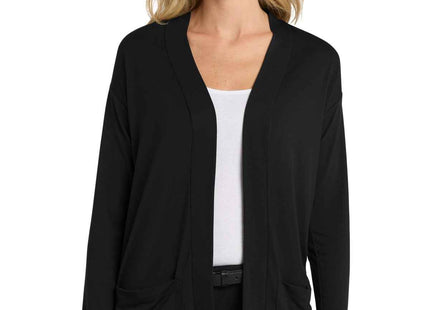 Port Authority Women's Concept Long Pocket Cardigan LK5434 Black