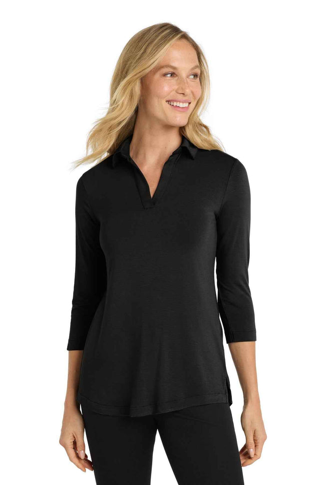 Port Authority Women's Luxe Knit Tunic LK5601 Deep Black