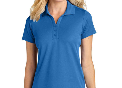 Port Authority Women's Plaited Pique Polo LK620 Strong Blue