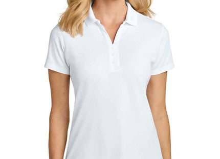 Port Authority Women's Plaited Pique Polo LK620 White