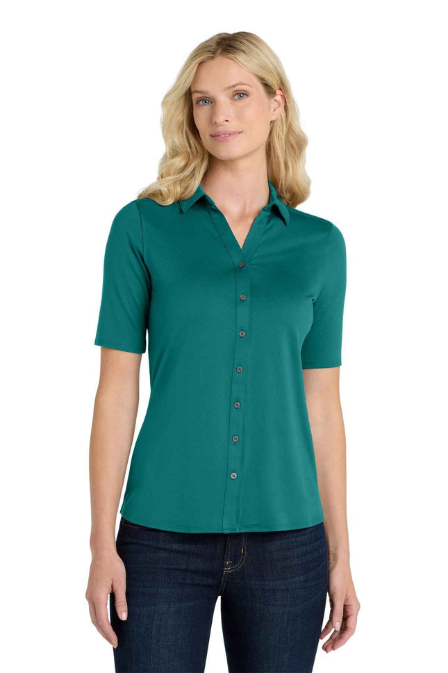 Port Authority Women's City Stretch Top LK682 Dark Teal