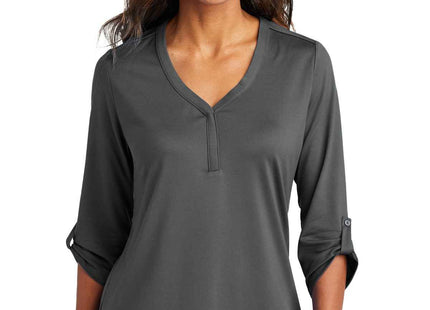 Port Authority Women's City Stretch 3/4Sleeve Tunic LK6840 Graphite