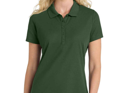 Port Authority Women's SuperPro React Polo LK810 Dark Green