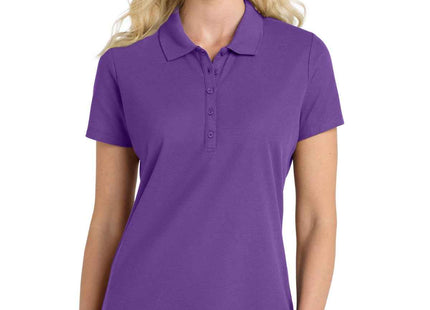 Port Authority Women's SuperPro React Polo LK810 Purple