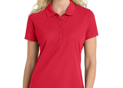 Port Authority Women's SuperPro React Polo LK810 Rich Red