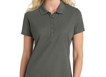 Port Authority Women's SuperPro React Polo LK810 Storm Grey