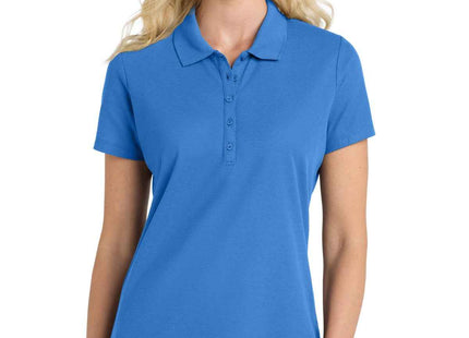 Port Authority Women's SuperPro React Polo LK810 Strong Blue