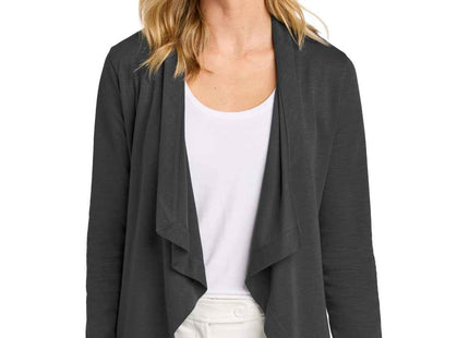 Port Authority Women's Breakwater Open Cardigan LK820 Grey Steel