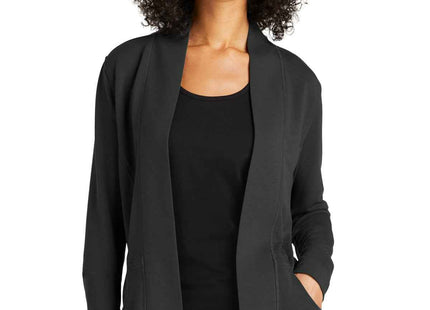 Port Authority Women's Microterry Cardigan LK825 Charcoal