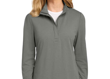 Port Authority Women's Fairway Stretch 1/4Zip LK829 Shadow Grey