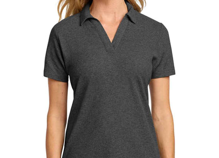 Port Authority Women's CFREE Cotton Blend Pique Polo LK867 Charcoal Heather