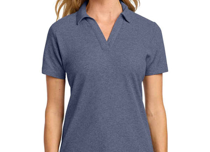 Port Authority Women's CFREE Cotton Blend Pique Polo LK867 Navy Heather