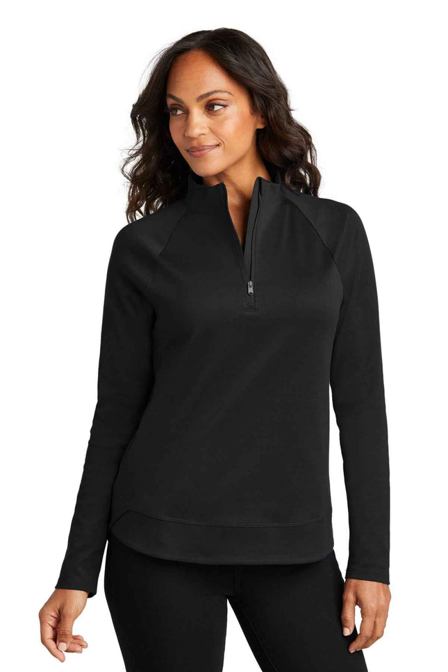 Port Authority Women's CFREE Cypress 1/4Zip LK870 Deep Black