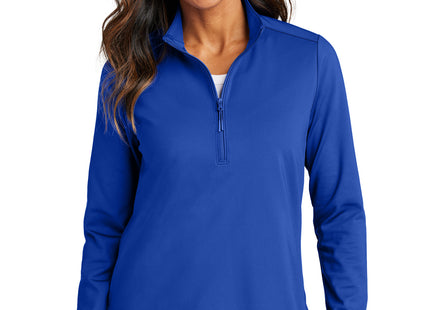 Port Authority Women's CFREE Double Knit 1/4Zip LK880 True Royal
