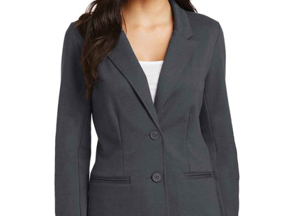 Port Authority Women's Knit Blazer LM2000 Battleship Grey