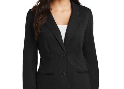 Port Authority Women's Knit Blazer LM2000 Black