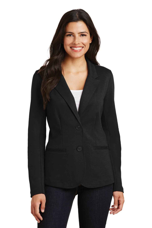 Port Authority Women's Knit Blazer LM2000 Black