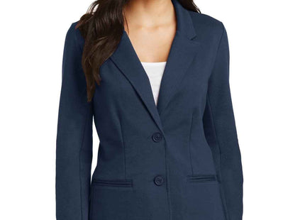 Port Authority Women's Knit Blazer LM2000 Deep Navy