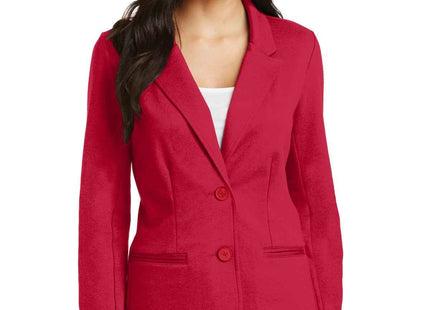 Port Authority Women's Knit Blazer LM2000 Rich Red