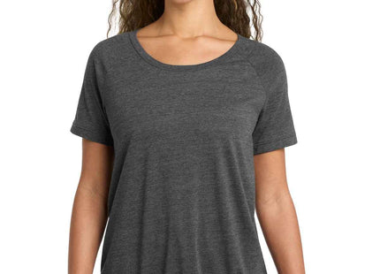 New Era Women's TriBlend Performance Cinch Tee LNEA133 Dark Graphite