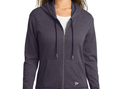 New Era Women's Thermal FullZip Hoodie LNEA141 True Navy Heather