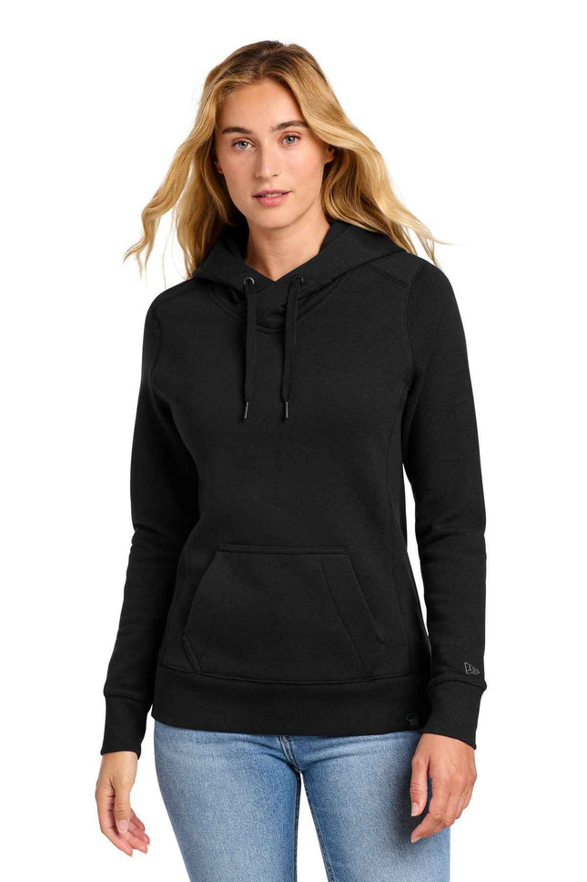 New Era Women's French Terry Pullover Hoodie LNEA500 Black
